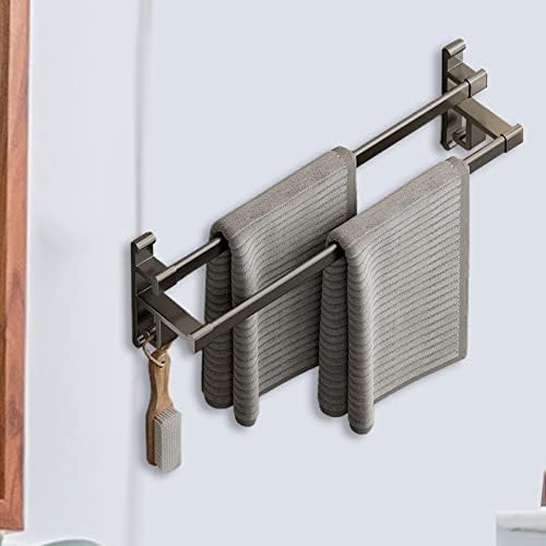 Генерички шипки за алуминиумска легура со повеќенаменска пешкир за пешкир за дневна соба wallид за простории за врата, 2 бар 70см