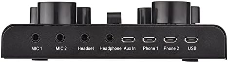 SXNBH V8 Плус Звучна Картичка Во Живо За Стриминг 15 Ефекти USB Аудио Миксер ЗА Уред за Менување глас на микрофон