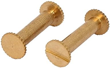 АЛЕКСИТ M5X18MM Photo Photo Power Allation Desuditions Allocts & Albums Albums Scrapbook Slotted Knurling Brass Binding Screw Post Nailer