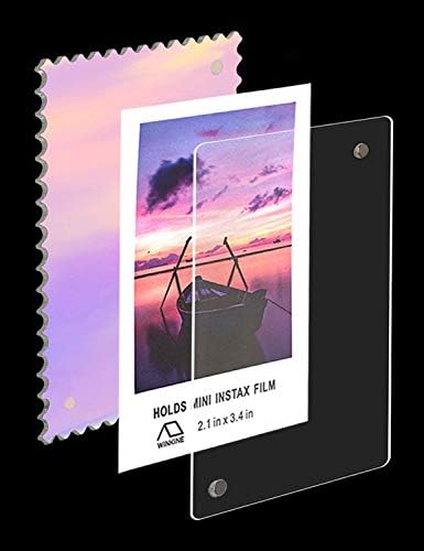 Instax Instax Mini Frames 2x3, 6 пакувања акрилни рамки за слики за Fuji Instax Mini Films & Polaroid Films, Instax Mini Film Display Polaroid