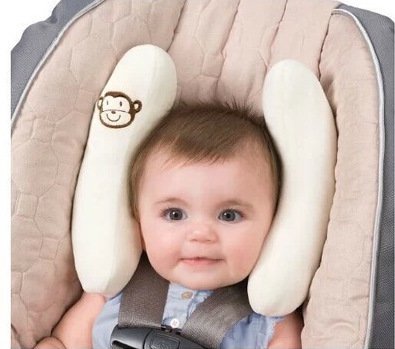 Cradler Прилагодливи Бебе Безбедност Седиште Главата Поддршка За Автомобил Седиште Шетач Бебе Превоз Цервикален Пршлен Заштита