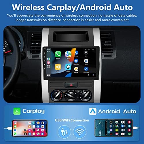 Android 11 Автомобил Стерео За Nissan X-Trail Cefiro 2008-2012 Со Безжичен Carplay Android Auto, 10.1 Екран На Допир Автомобил Радио