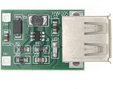 2PCS DC 3V до 5V USB излезен полнач засилување на модулот за напојување Mini DC-DC Зголемување на конверторот