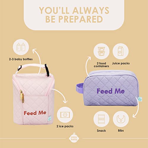 Лесно Бебе-Пелена, Шише И Материјали-Торбички За Организатори-Сменете, Нахранете И Облечете Ме | Организирање Коцки За Пакување