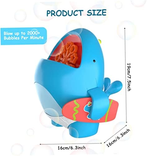 Еиофлија автоматска машина за меурчиња за производи за меурчиња за китови играчки меур вентилатор 2000+ во минута меур за меур