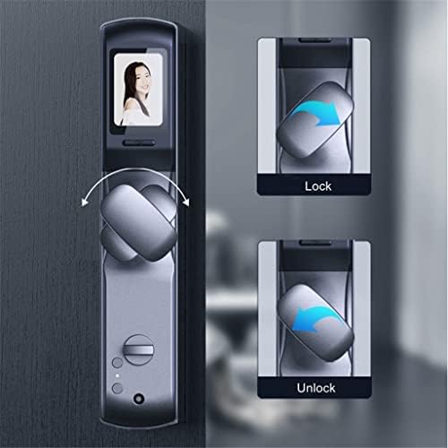Автоматско Интелигентно Заклучување На Вратата СО 3д Препознавање Лице Отпечаток Од Прст Клуч За Лозинка Отклучување Електронска