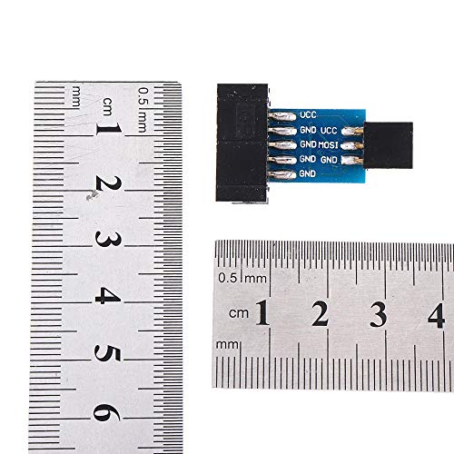 Sgerste 10 игла до 6 пински адаптер за конвертор на табла за Avrisp MKII USBASP STK500 GEEKCREIT за Arduino - производи кои работат