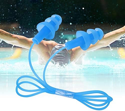 Облечени уши со кабел, водоотпорни ушни приклучоци што се пеат и издржливи за употреба за спортови на вода за пливање