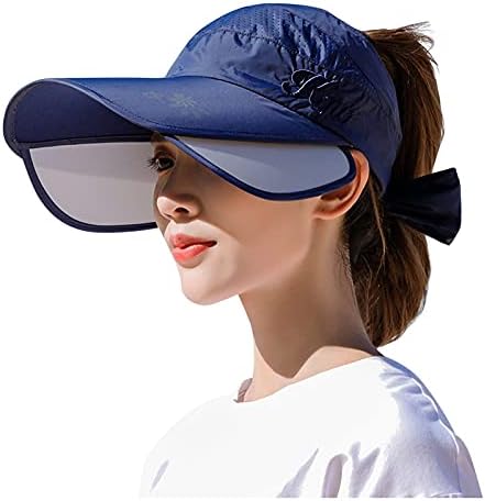 Абсорбента на пот, капа на отворено за жени кои можат да дишат капачиња за заштита од сонце за водење на визир широко еластична голф