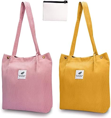 Торба со тота со диеса, торба со тота со платно од 2 пакувања за жени + чанта, еднократно торбичка торба за торбичка со вреќи со