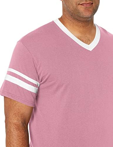 Аугуста спортска облека за машки XX-големи, агли за ракави, агли, розова/бела боја