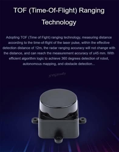 XygStudy DTOF lidar LD19 D300 Комплет за развивачи DTOF ласерски сензор 360 ° Омни-режија на лидар преку UART автобус