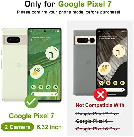 KSRIDOTE Google Pixel 7 Паричник Случај со Картичка Носителот &засилувач; Прст Прстен, Мобилен Телефон Случај Паричник За Google Pixel