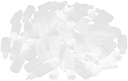 Нов Лон0167 Пластично Масло Со капка Шише око сигурна ефикасност Течност Што Може Да Се Исцеди Бела 5мл Празна Капалка 40 парчиња