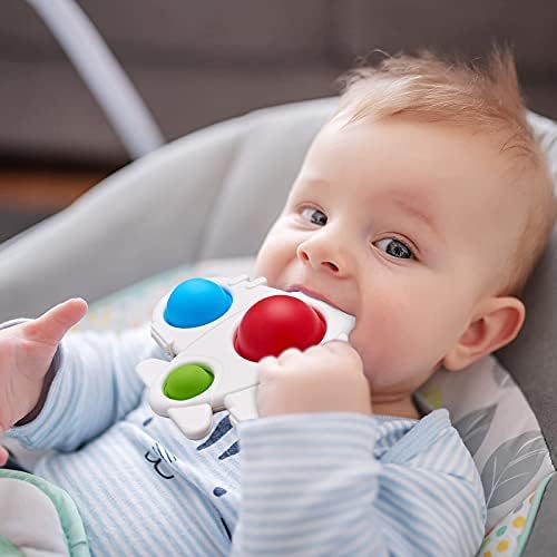 Јоуелго Бебе Едноставни сензорни играчки, едноставни играчки со силиконски табли со рак и авиони, најдобра играчка за фигури за