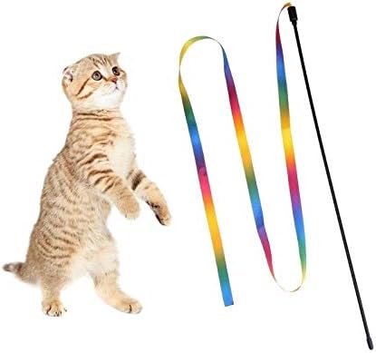 Noмиленичиња смешна мачка играчка игра со виножито од виножито, смешно мачки стап