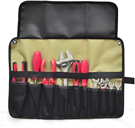 Оксфордска крпа ролна алатка торбичка мултифункционална алатка за тркалање виси торба со мулти-џеб со голем капацитет преносен организатор
