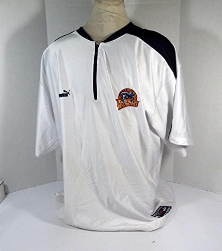 2000 -тина Голден Стејт Вориорс 20 Игра користеше бела кошула за стрелање 3XL DP44945 - НБА игра користена