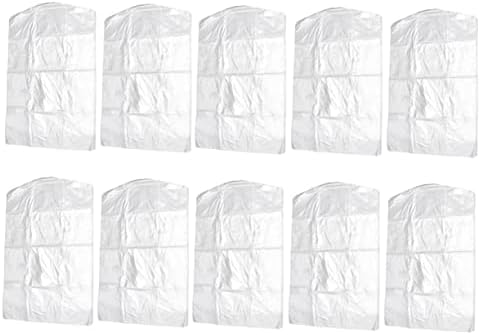 Неродеко 50 парчиња Облека Торба За Хемиско Чистење Организатор На Облека Висечки Торби За Складирање Костум Торба За Облека Торби За
