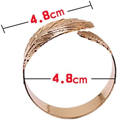 DXMRWJ 6 парчиња лисја од салфетка прстен држач за свадбени венчавки за одмор Декорација на маса (боја: А, големина