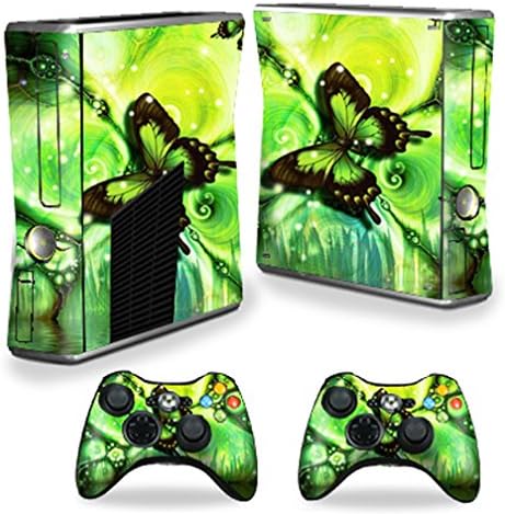 Моќна Кожа За Х-Кутија 360 Xbox 360 S конзола - Мистична пеперутка | Заштитна, Издржлива и Уникатна обвивка од Винил Налепници | лесна За