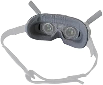Заштита на леќи Mingchuan, обвивка за лице, компатибилно со очила DJI 2 пена подлога сунѓерско подлога за очите на лицето удобно