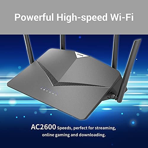 D-Link WiFi Router AC2600, паметен, мрежа