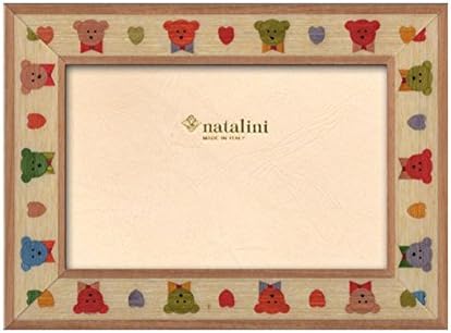 Наталини 5 x 7 Теди мечка рамка направена во Италија