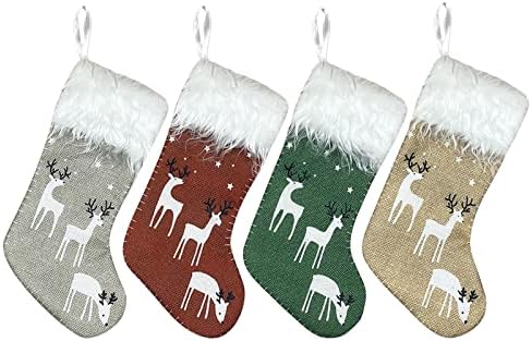 Божиќно порибување Големи Божиќни чорапи Декорација Дедо Мраз Снежаман ирваси порибување Божиќни украси и додатоци за забава големи