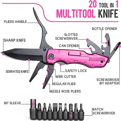 Подароци за жени момче, розов мултитул нож+мултитул нож Најдобро момче некогаш, роденденски подароци за жени, најдобри подароци за момчиња,