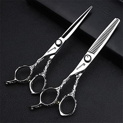 DSXZM професионален комплет за ножици за сечење коса, лева рака за фризерски ножици поставени за бербер, салон, дом, мажи, жени, деца,