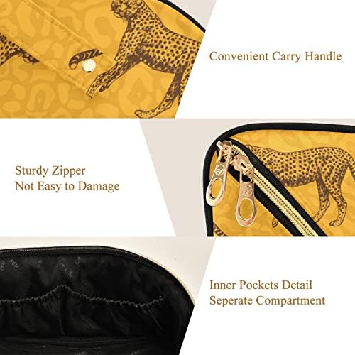 Чанта За Шминка Од Леопард Синестур Големи Козметички Кеси За Жени Патувачки Чанти За Шминка За Жени Организатор На Козметичка Торба Торбичка