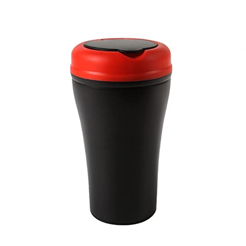 Mini Car Leave Can, протекносен држач за чаши за возила Преносен сад за отпадоци со капаци со капаци за автомобили канцеларија дома кујна