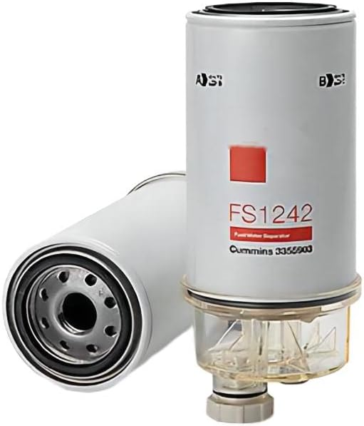 Сепаратор на гориво/вода вртење на филтерот со основа Заменете за Fleetguard FS1242 3355903 Надградба FS1015 FS1015B 10 микрон