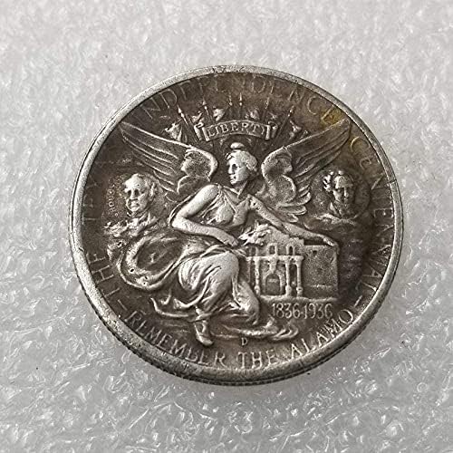 Антички занаети Соединетите држави 1936 г Тексас комеморативни бакарни сребрени монети Меморијалкоин колекција комеморативна монета
