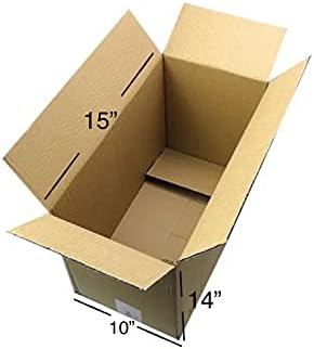 Микрон Голема Брановидна Картонска Кутија 15 Должина х 10 Ширина х 14 Висина, Крафт, За Испорака, Пакување И Движење