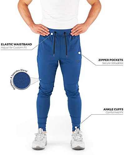 Контура Атлетика Машки џогери хидрафит панталони за машки џемпери активни спортски тренинзи за вежбање панталони џебови