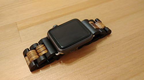 Apple Watch Band-Ottm 42mm Уникатен Дрвен Опсег На Часовници За Apple iWatch Со Дополнителни Врски и Алатка за промена На големината