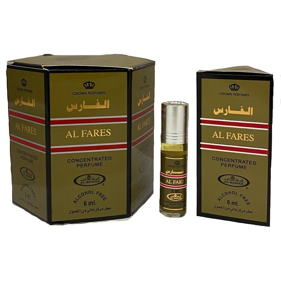 Ал-Рехабл ал Fares Attar Alochol Free долготраен парфем 6ml.pack од 12