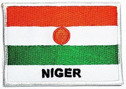 Земја Нигер Знаме Во Собата. Закрпи Нигер Национално Знаме НАПРАВИ САМ Везени Закрпи Апликација За Декорација На Јакна Маица