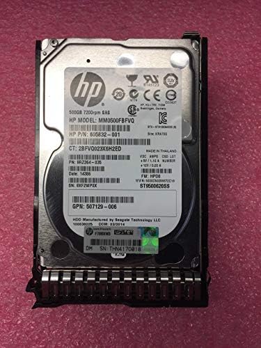 HP 508009-001 500GB 6G 7.2K 2,5 DP SAS HDD-507609-001, 507610-B21, 605832-001