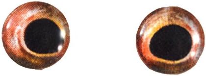 10мм огледало црвено бас стакло риби очи Наутички кукла ириси за уметничка полимерна глина таксидермија скулптури или изработка на накит од