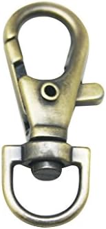 Тјанбанг бронза 0,38 Внатрешен дијаметар овален прстен од јастог од јастог од јастог за вртење за каиш од 15