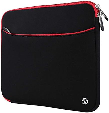 Поместена Заштитна Црна Црвена 12 11,6-инчен Лаптоп Ракав За Acer Aspire, Chromebook, Спин, Патник 11,6 до 12-инчен