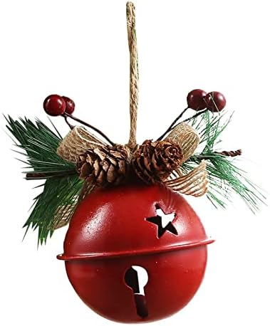Декоративно Дрво Џингл Божиќни Метални Висечки Ѕвона Божиќна Декорација Ѕвона Отворена Празнична Декорација Виси Велигденски Минијатури