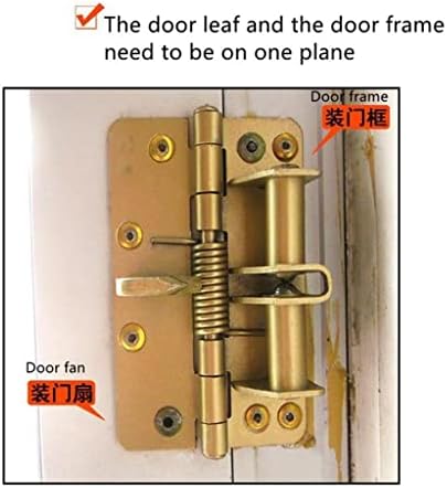 Gkmjki Позиционирање шарка пролетна само-усогласување на шарка автоматско затворање на вратата со повеќе функции на вратата на вратата на вратата дрвена врата шарка