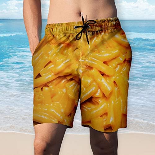 Шорцеви за плажа за мажи летни графички шорцеви на отворено Обични 7 инчи табла за влечење шорцеви