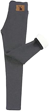 XXBR женски зимски руно обложени хеланки, плус големина на висока половината дебела топла кашмир хулахопки Термички јога панталони