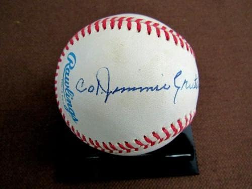 Џими Крачфилд Црните Барони Крафордс Орли Потпишаа Авто Оал Бејзбол Џса - Автограм Бејзбол