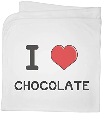 Азиеда „Сакам чоколадо“ памучно бебе ќебе / шал